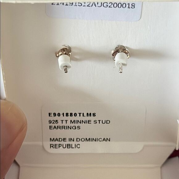 Disney | Rose Gold Sterling Silver Stud Earrings NIB - Picture 3 of 7